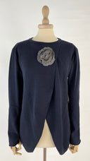 Maglia incrociata in cachemire Brunello cucinelli