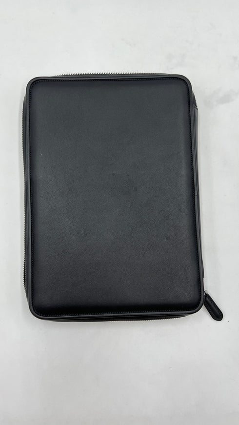Portadocumenti in pelle nero