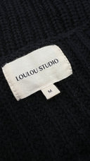 Maglia boxy nera Lolou Studio