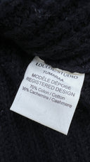 Maglia boxy nera Lolou Studio