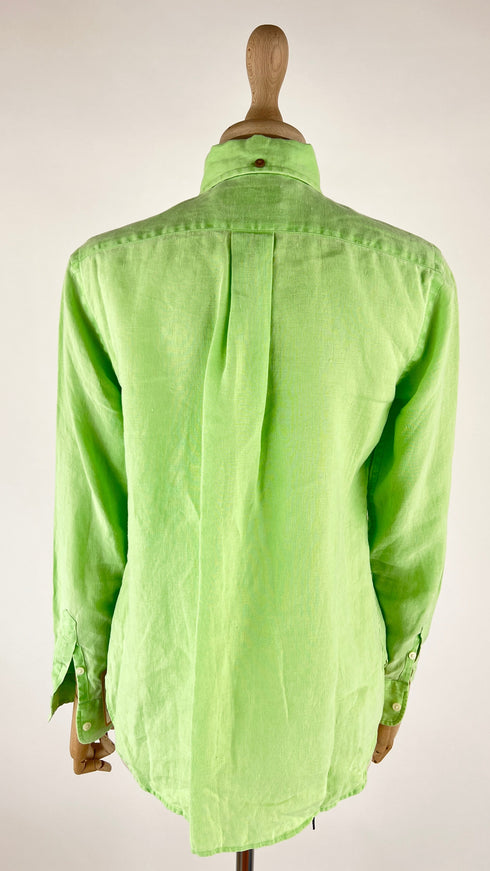 Camicia button-down in lino