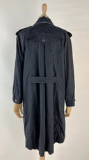 Trench corto blu Brunello cucinelli