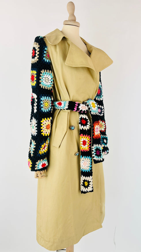 Trench cotone con cartellino