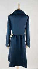 Cappotto doppiopetto blu notte daniela gerini
