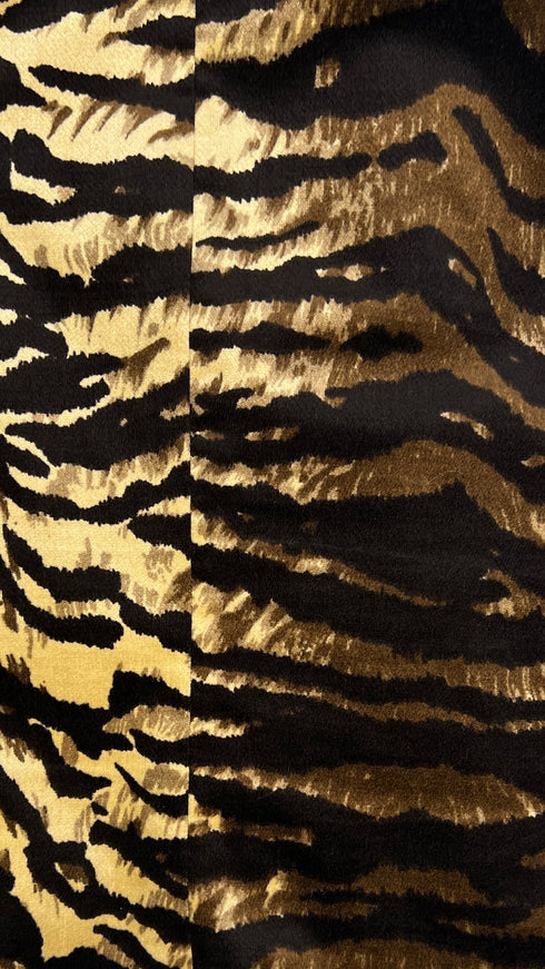 Blazer velluto animalier