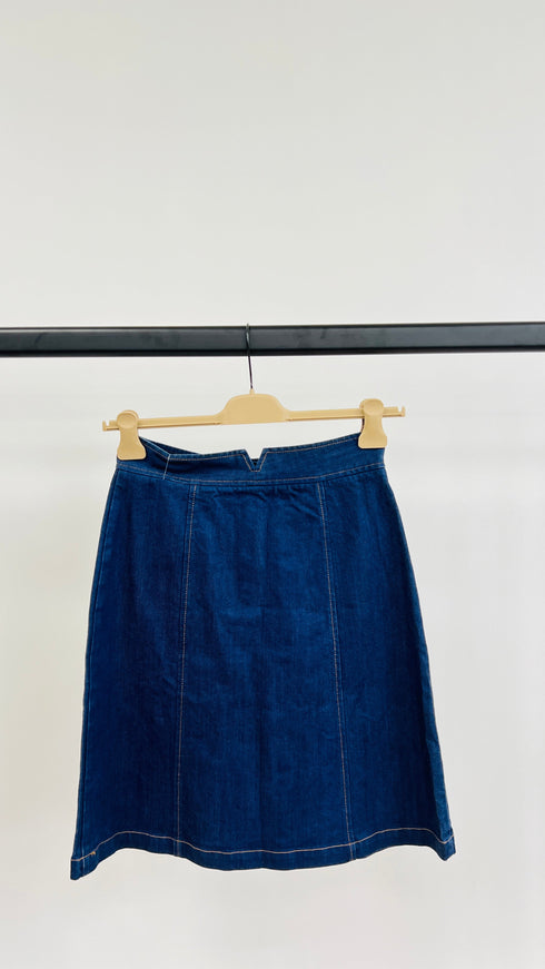 Gonna midi in denim