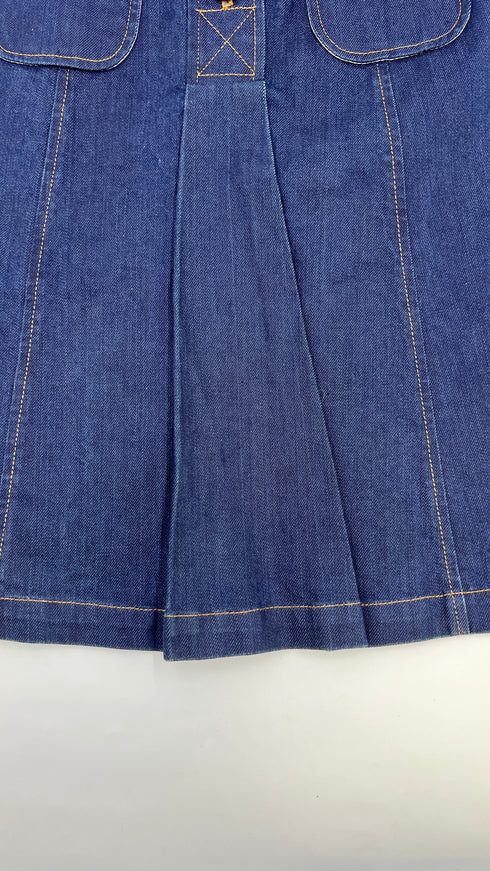 Gonna midi in denim