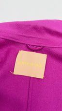 Cappotto color magenta 100% cashmere Super Blond