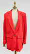 Blazer rosso sfoderato