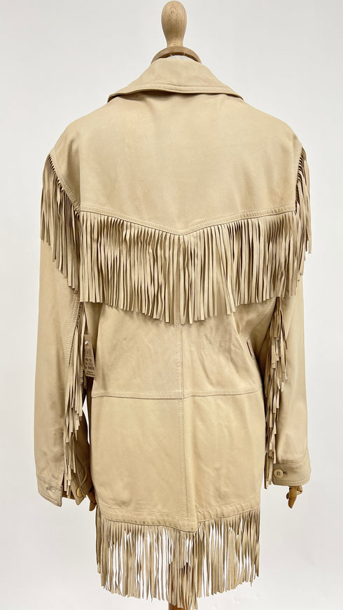 Giacca con frange sfoderata