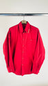 Camicia rossa con taschino