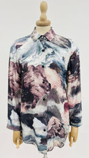 Camicia stampa montagne CARVEN