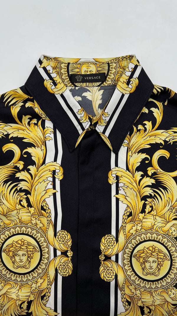 Camicia in seta barocca