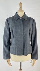 Giacca grigia in lana Salvatore Ferragamo
