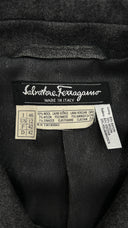 Giacca grigia in lana Salvatore Ferragamo