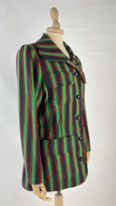 Giacca vintage a righe CARAZZATO MILANO