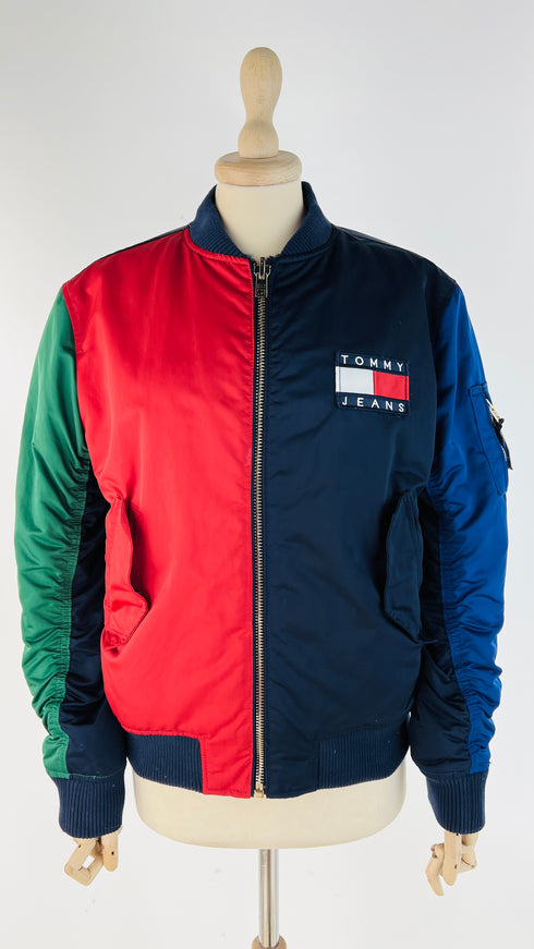 Bomber reversbile color block