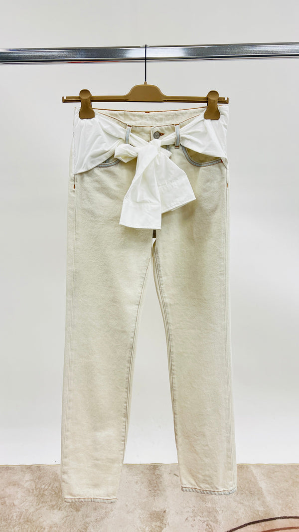 Jeans inserti camicia