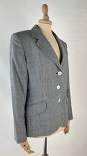 Blazer monopetto in principe di galles BURBERRY