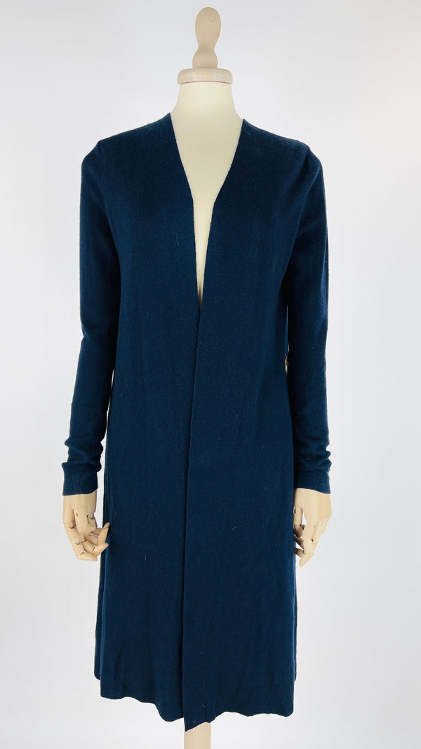 Cardigan lungo con inserto