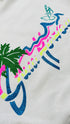 Canotta smanicata con stampa tropicale