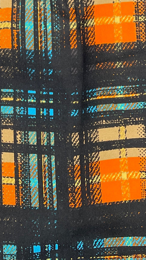 Gonna midi tartan
