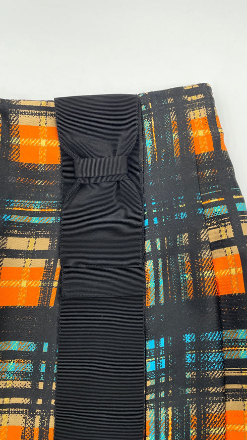 Gonna midi tartan