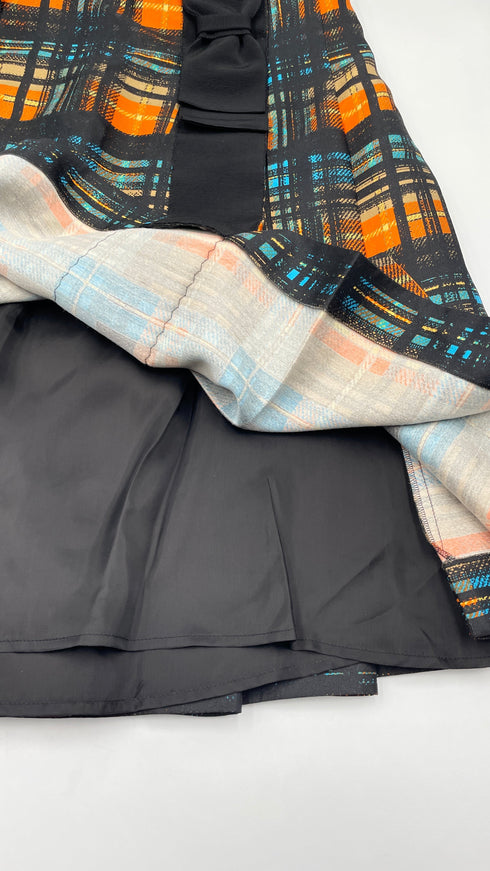 Gonna midi tartan