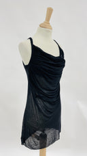 Top drappeggiato nero Rick Owens LILIES