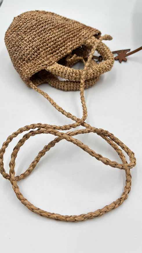 Borsa mini in raffia