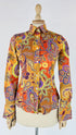 Camicia slim fit fantasia macro paisley