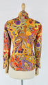 Camicia slim fit fantasia macro paisley