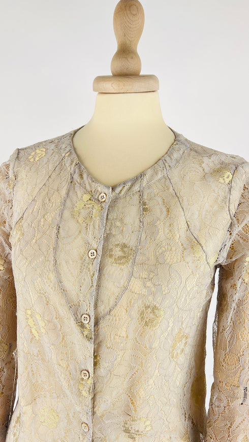 Top in pizzo lurex