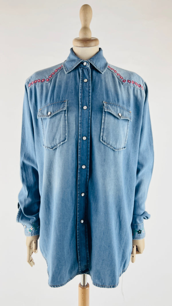 Camicia in denim leggero