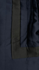 Giacca corta semi imbottita blu e nero GIORGIO ARMANI