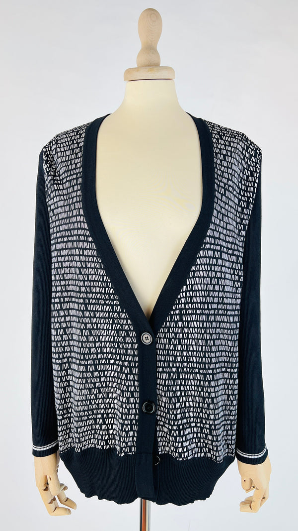 Cardigan mini righe