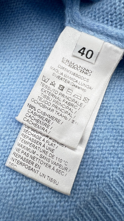 Maglia traforata in cashmere