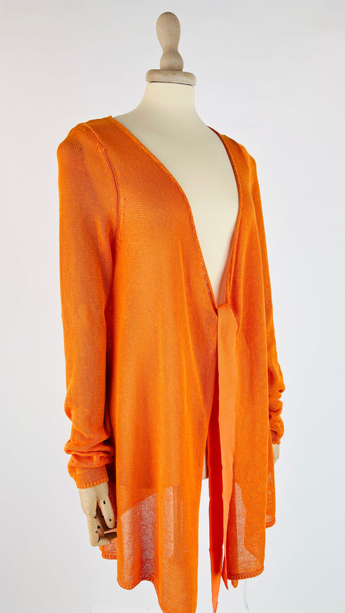Cardigan over cotone