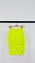 Gonna pizzo fluo