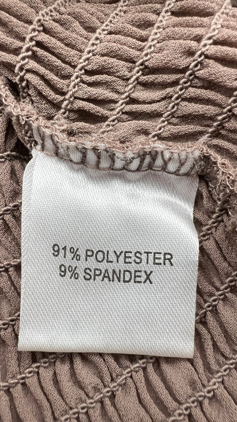 Top arricciato con ruche