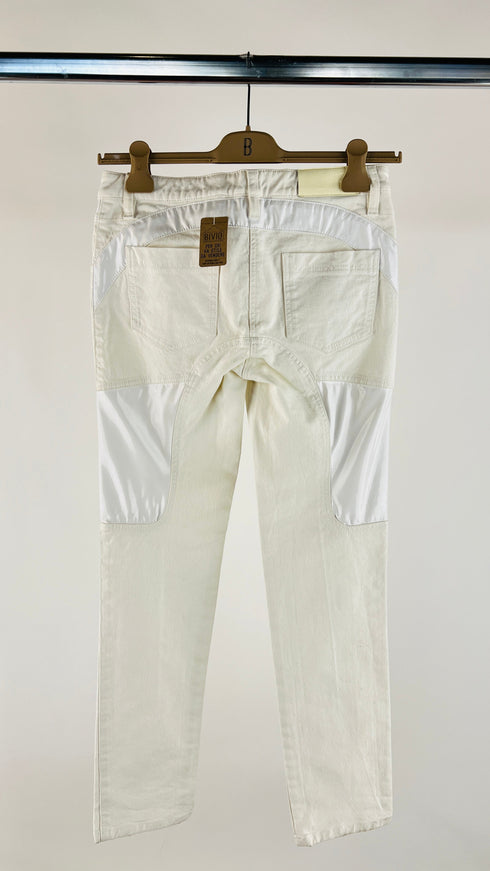Pantaloni cinque tasche bianchi
