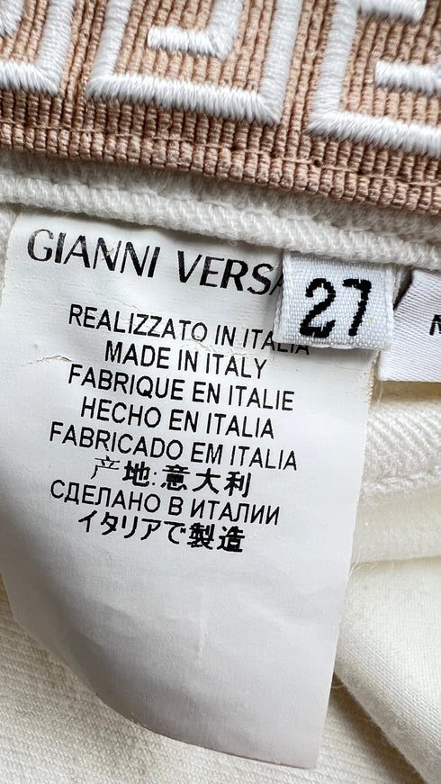 Pantaloni cinque tasche bianchi
