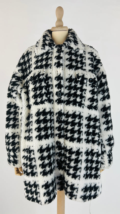 Cappotto oversized pied de poule