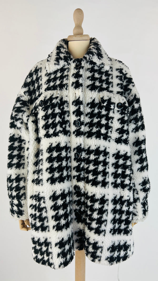 Cappotto oversized pied de poule