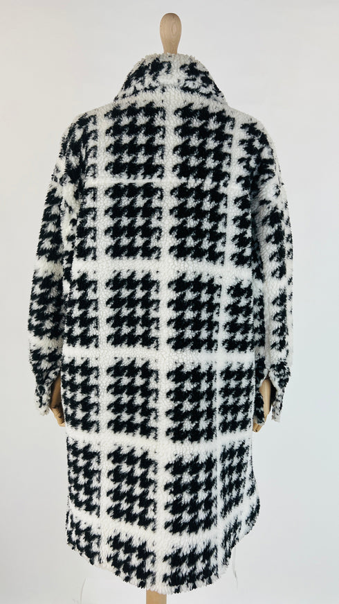 Cappotto oversized pied de poule