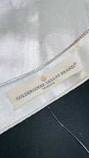Gonna midi color argento Golden Goose