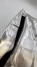 Gonna midi color argento Golden Goose