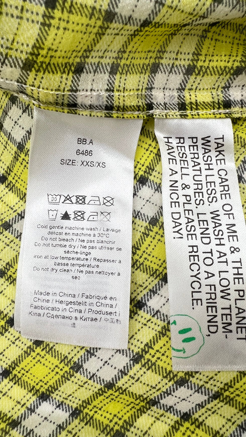 Camicia tartan collo over