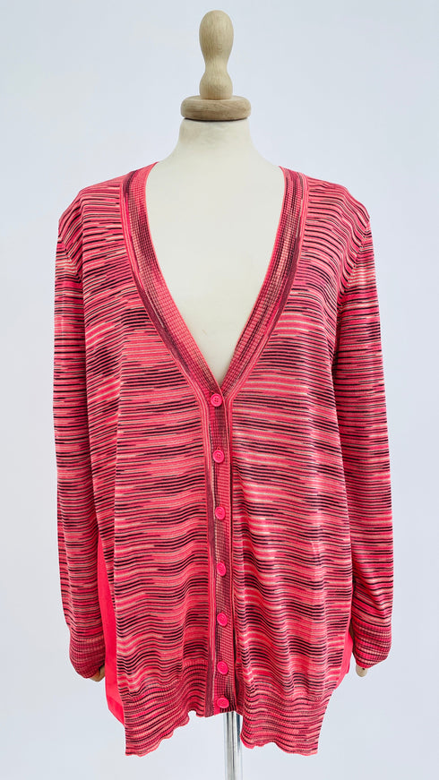 Cardigan fiammato over
