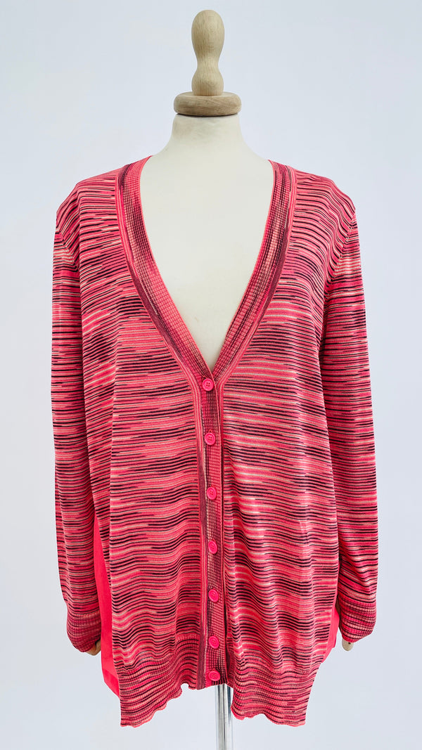 Cardigan fiammato over